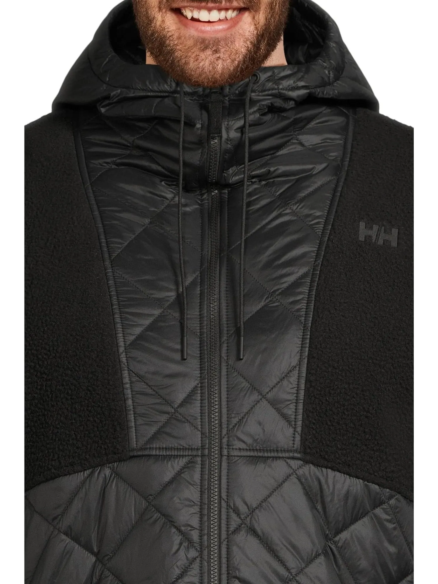 Мужская гибридная куртка Stowe с капюшоном Helly Hansen — изображение 4 из 5, черный