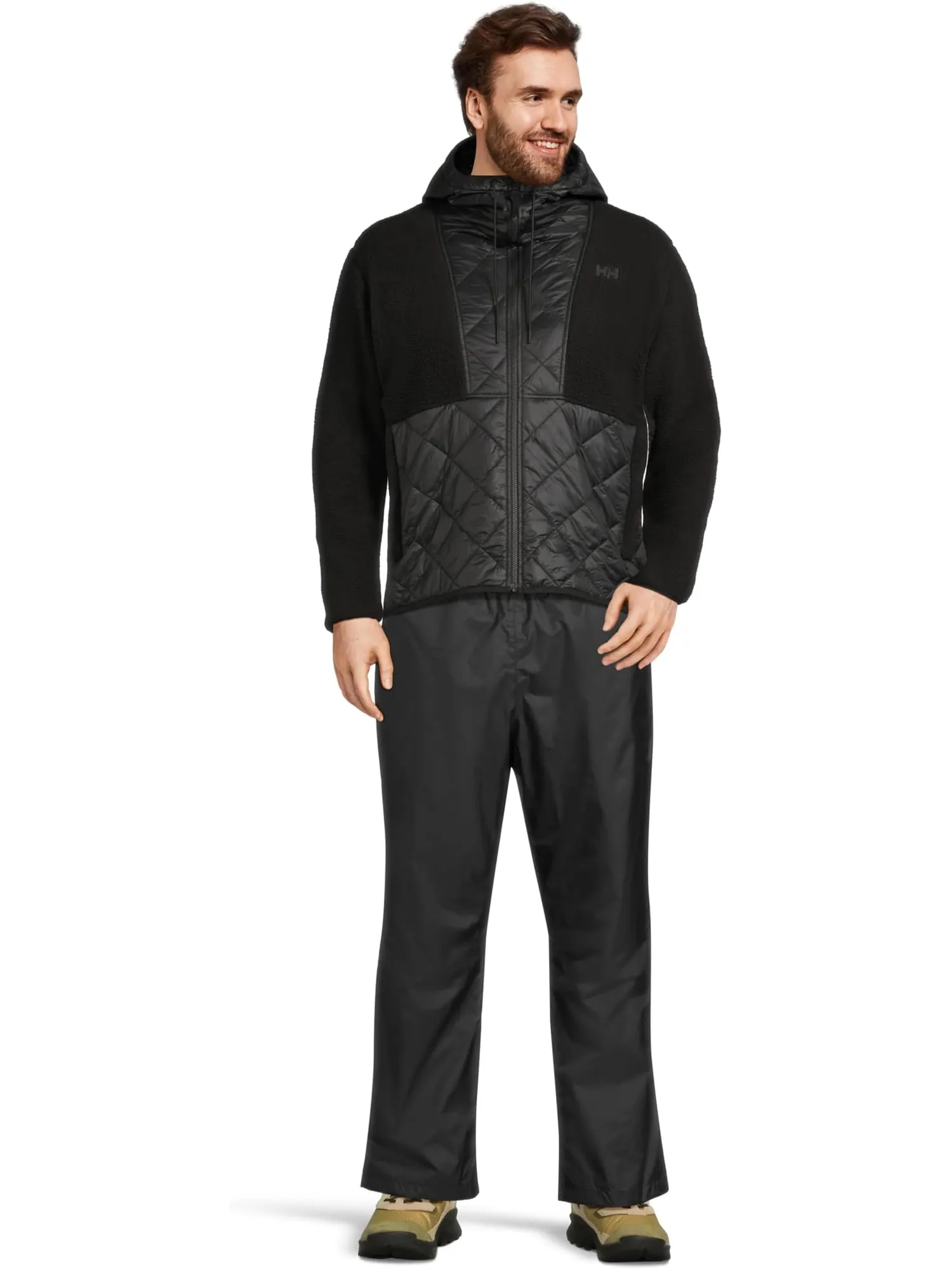 Мужская гибридная куртка Stowe с капюшоном Helly Hansen — изображение 5 из 5, черный