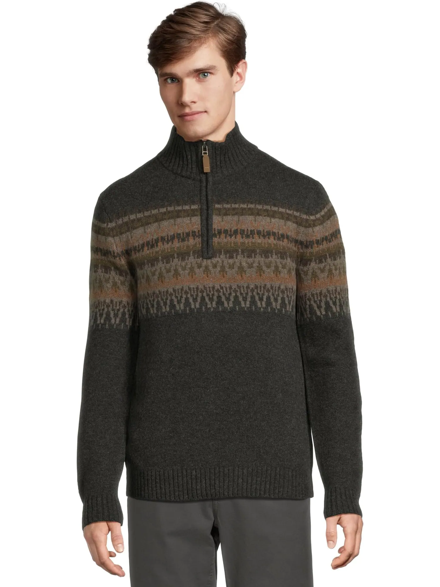 Свитер Royal Robbins Men's Arch Rock 1/4 Zip — изображение 1 из 5, темно-серый