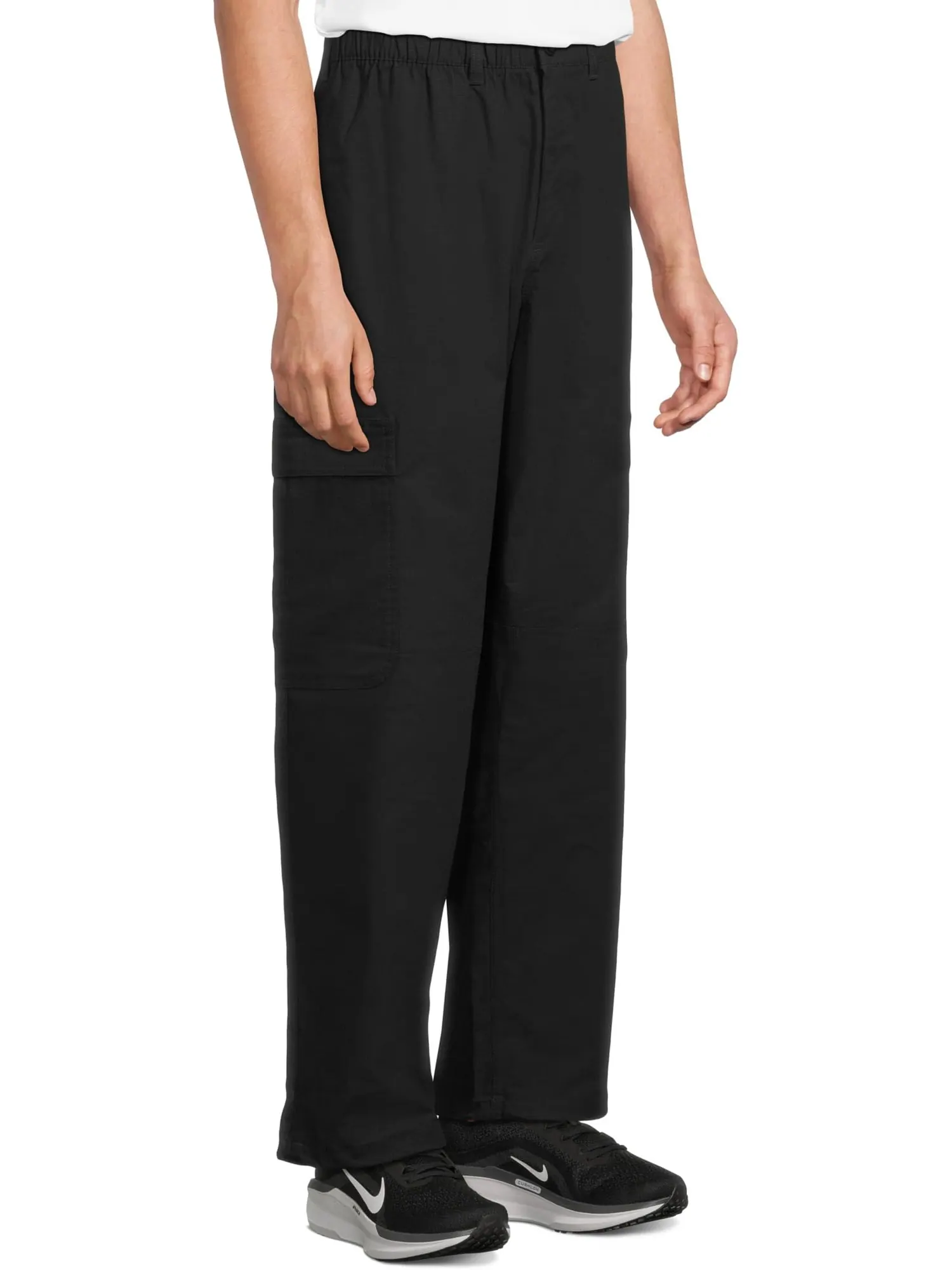 Брюки Nike Men's Club Woven Cargo Pants Collection — изображение 2 из 5, черный/черный