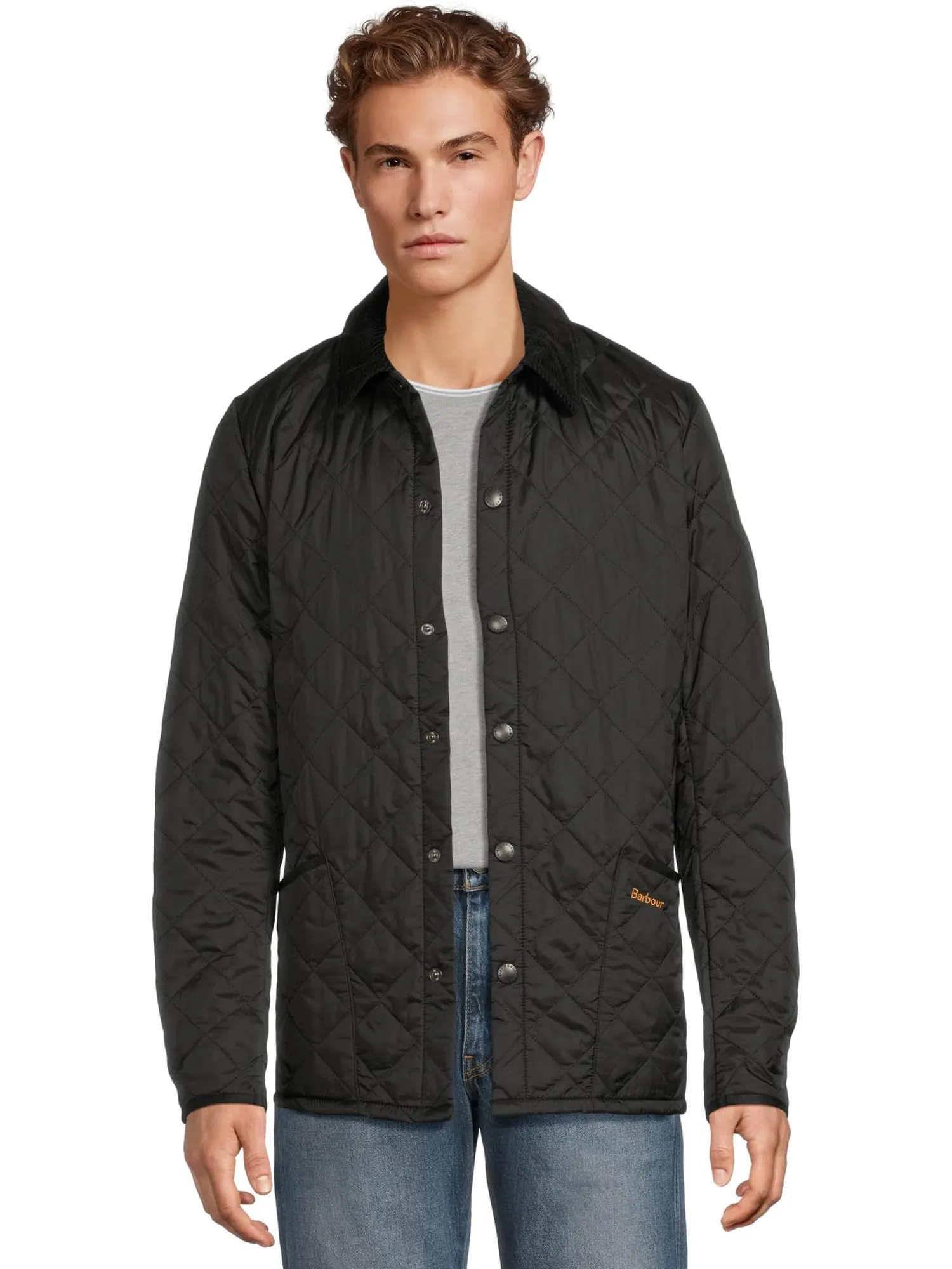 Мужская стеганая куртка Heritage Liddesdale Barbour — изображение 1 из 5, черный