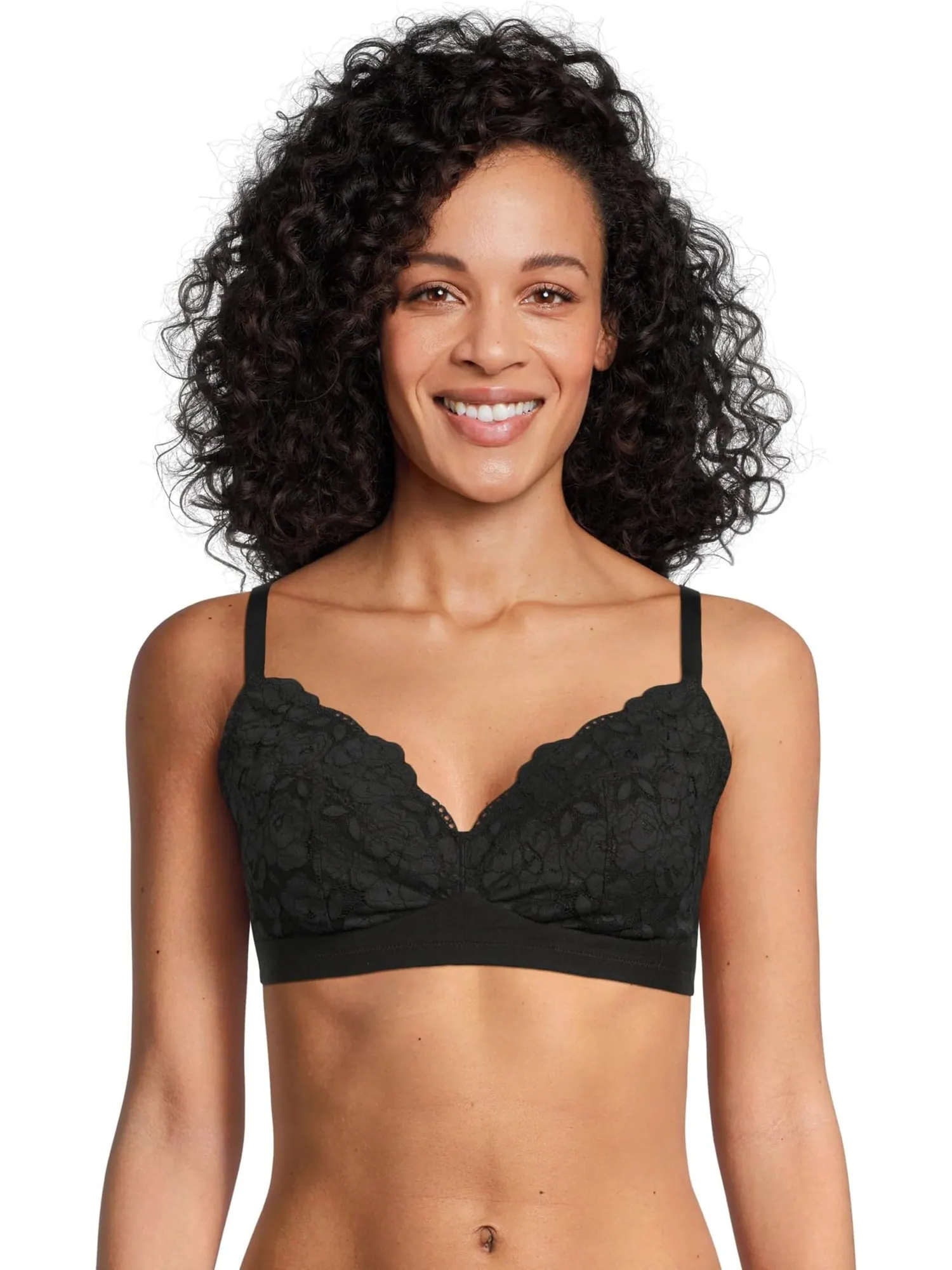 Женский бюстгальтер Romanza Curvy Triangle Bralet Cosabella — изображение 1 из 5, черный