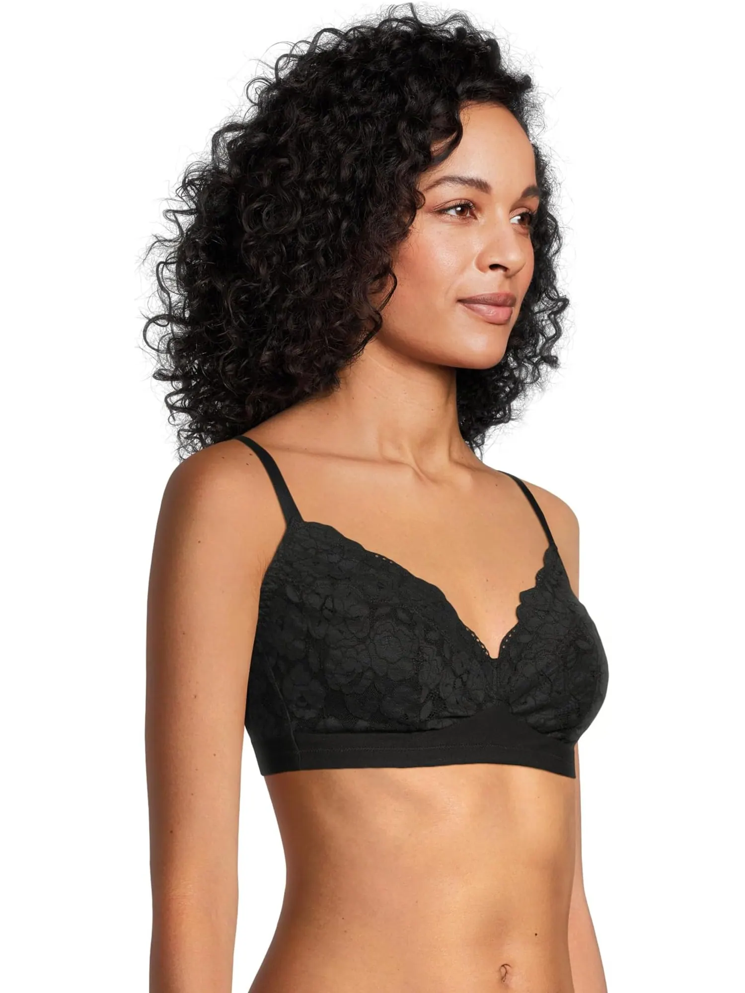 Женский бюстгальтер Romanza Curvy Triangle Bralet Cosabella — изображение 2 из 5, черный