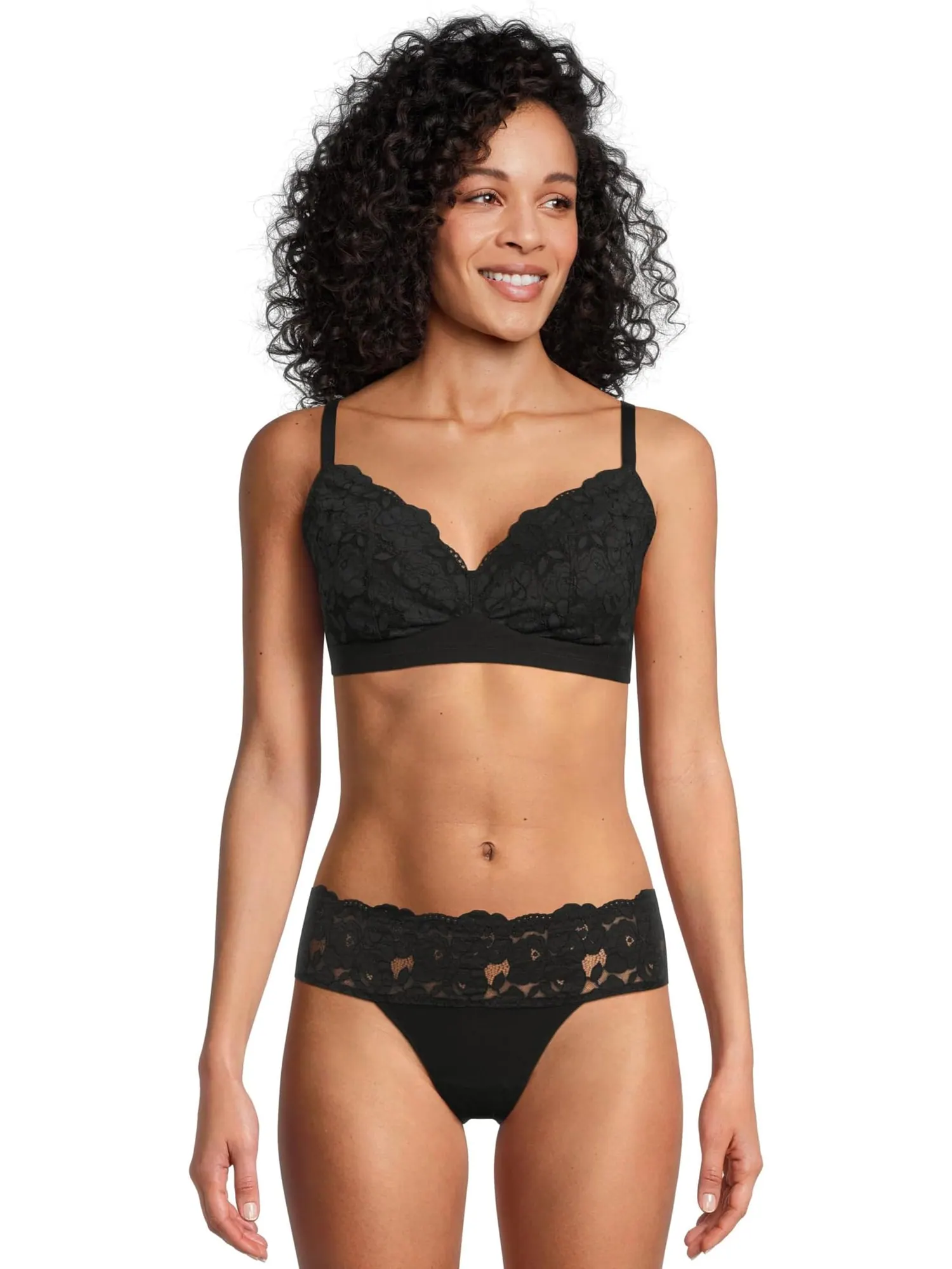 Женский бюстгальтер Romanza Curvy Triangle Bralet Cosabella — изображение 5 из 5, черный