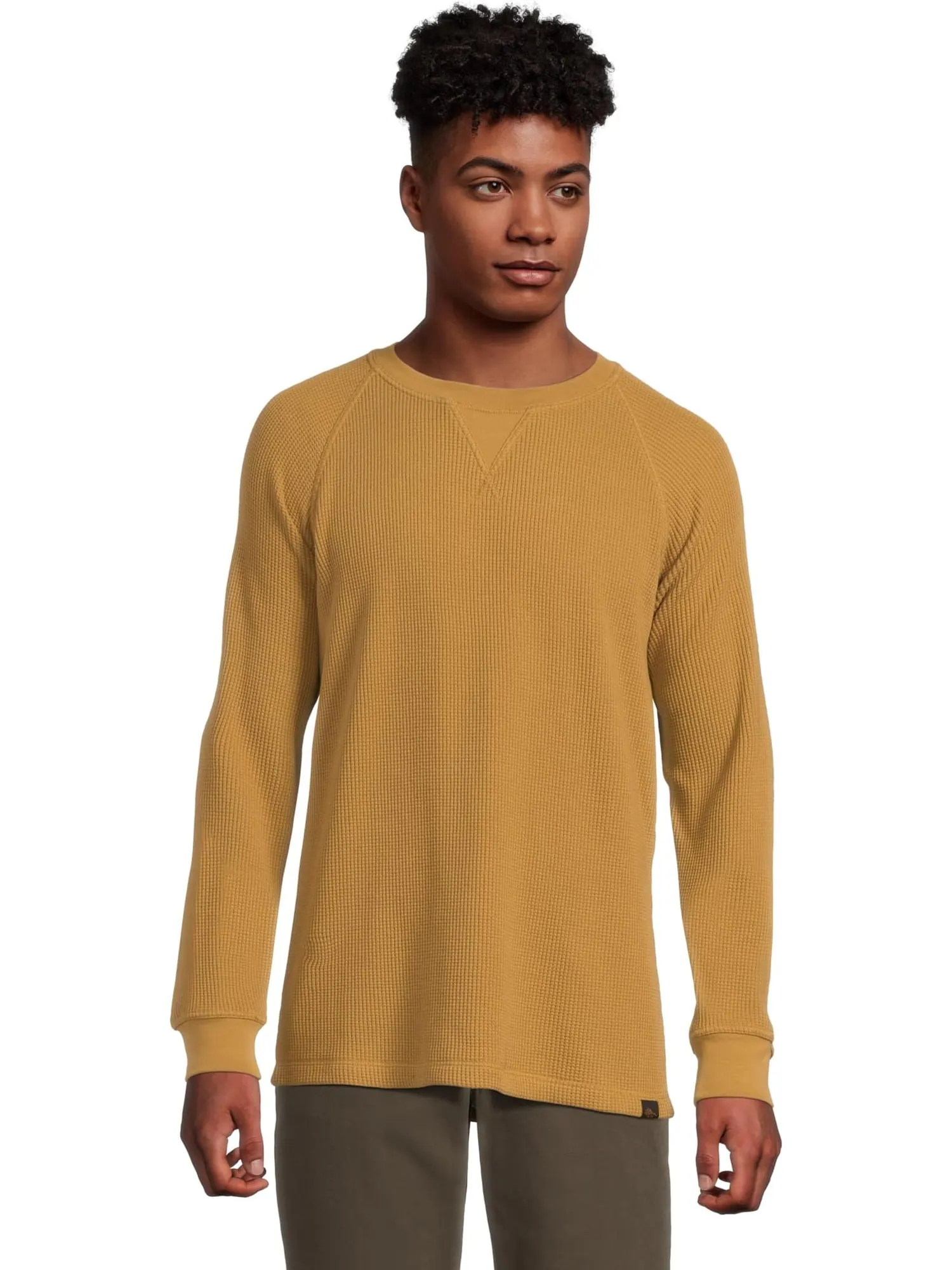Мужская фирменная вафельная майка Regular L.L.Bean — изображение 1 из 5, коричневый