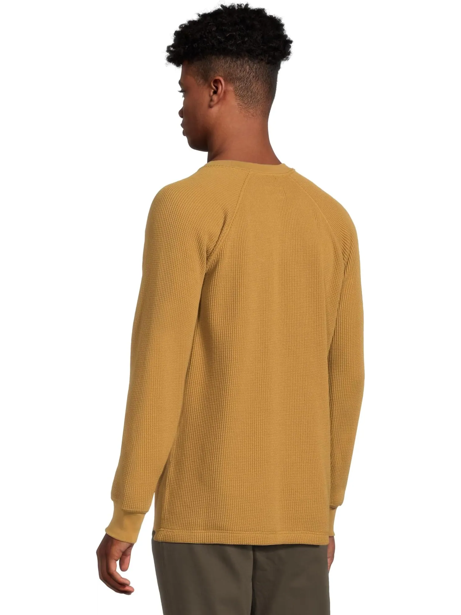 Мужская фирменная вафельная майка Regular L.L.Bean — изображение 3 из 5, коричневый