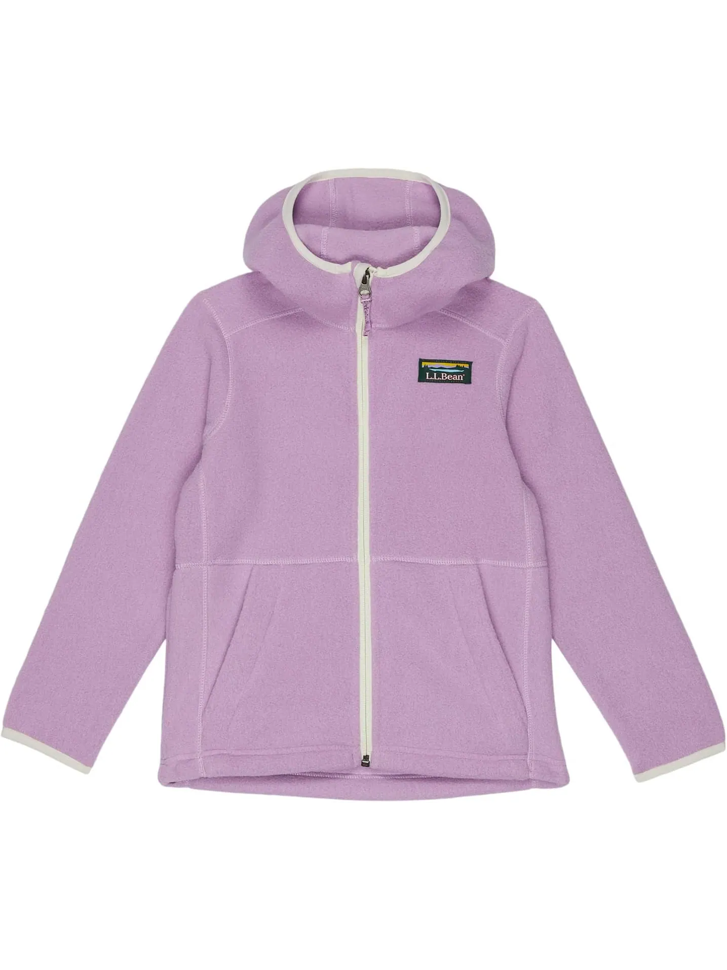 Флисовая куртка Mountain Classic с капюшоном L.L.Bean Kids — фиолетовый