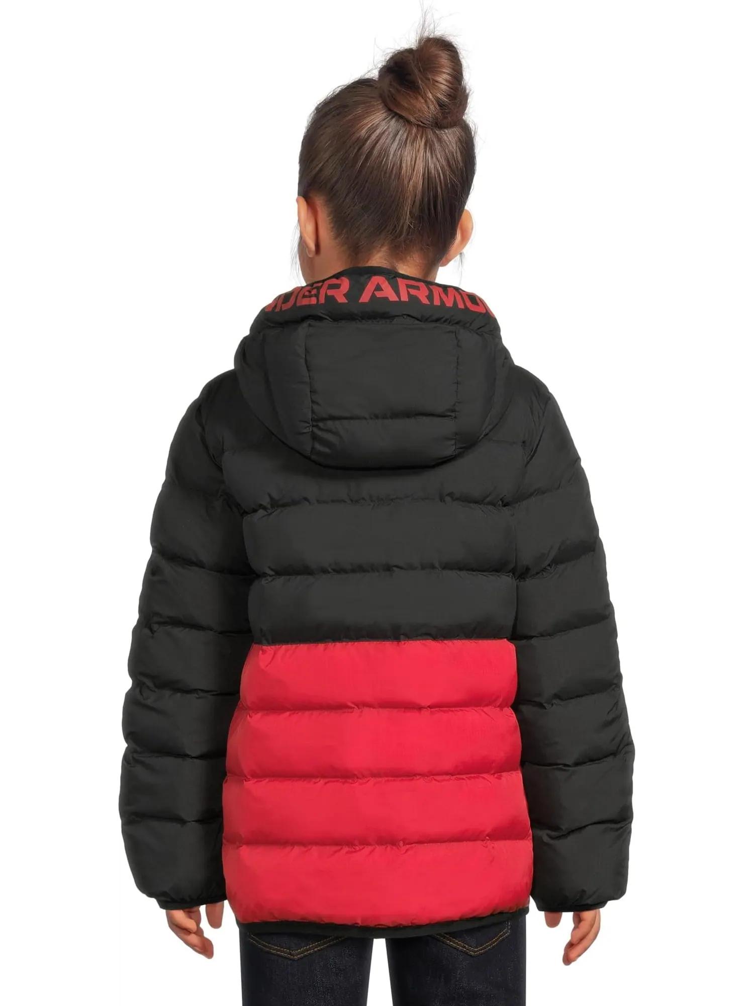 Куртка-пуховик Pronto Colorblock Under Armour Kids — изображение 2 из 4, черный