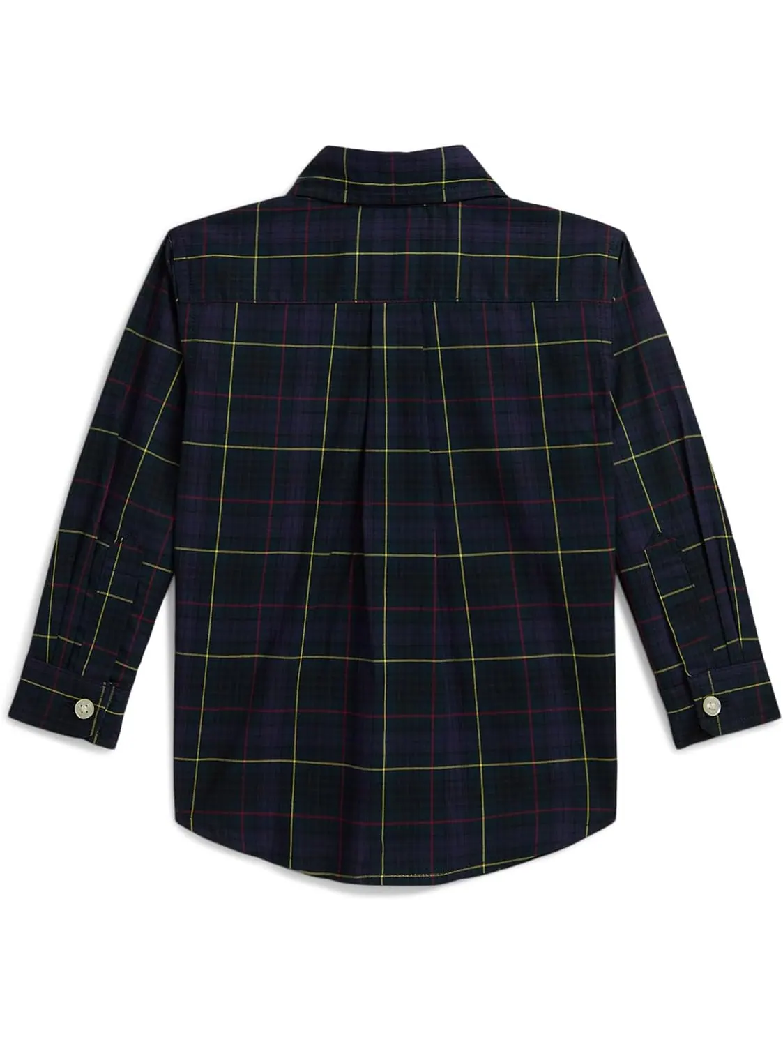 Рубашка из хлопкового поплина в клетку Polo Ralph Lauren Kids — изображение 2 из 2
