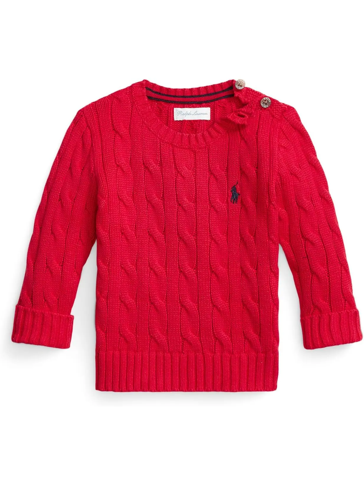 Свитер Polo Ralph Lauren Kids Cable-Knit Cotton Sweater