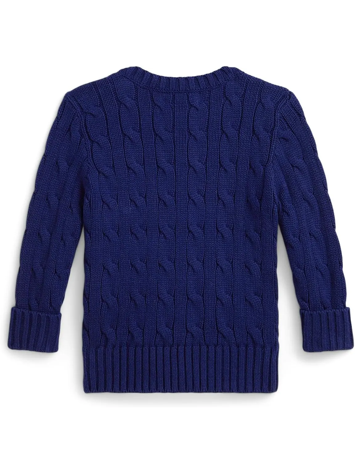 Свитер Polo Ralph Lauren Kids Polo Bear Cable-Knit Cotton Sweater — изображение 2 из 2, королевский синий