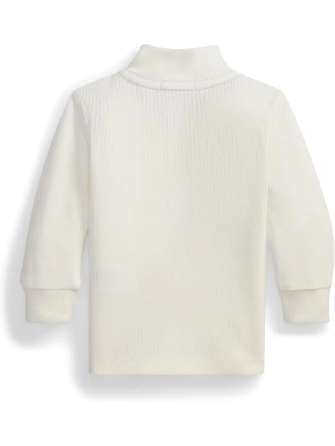 Свитер Polo Ralph Lauren Kids Estate-Rib Quarter-Zip Pullover — изображение 2 из 2, кремовый