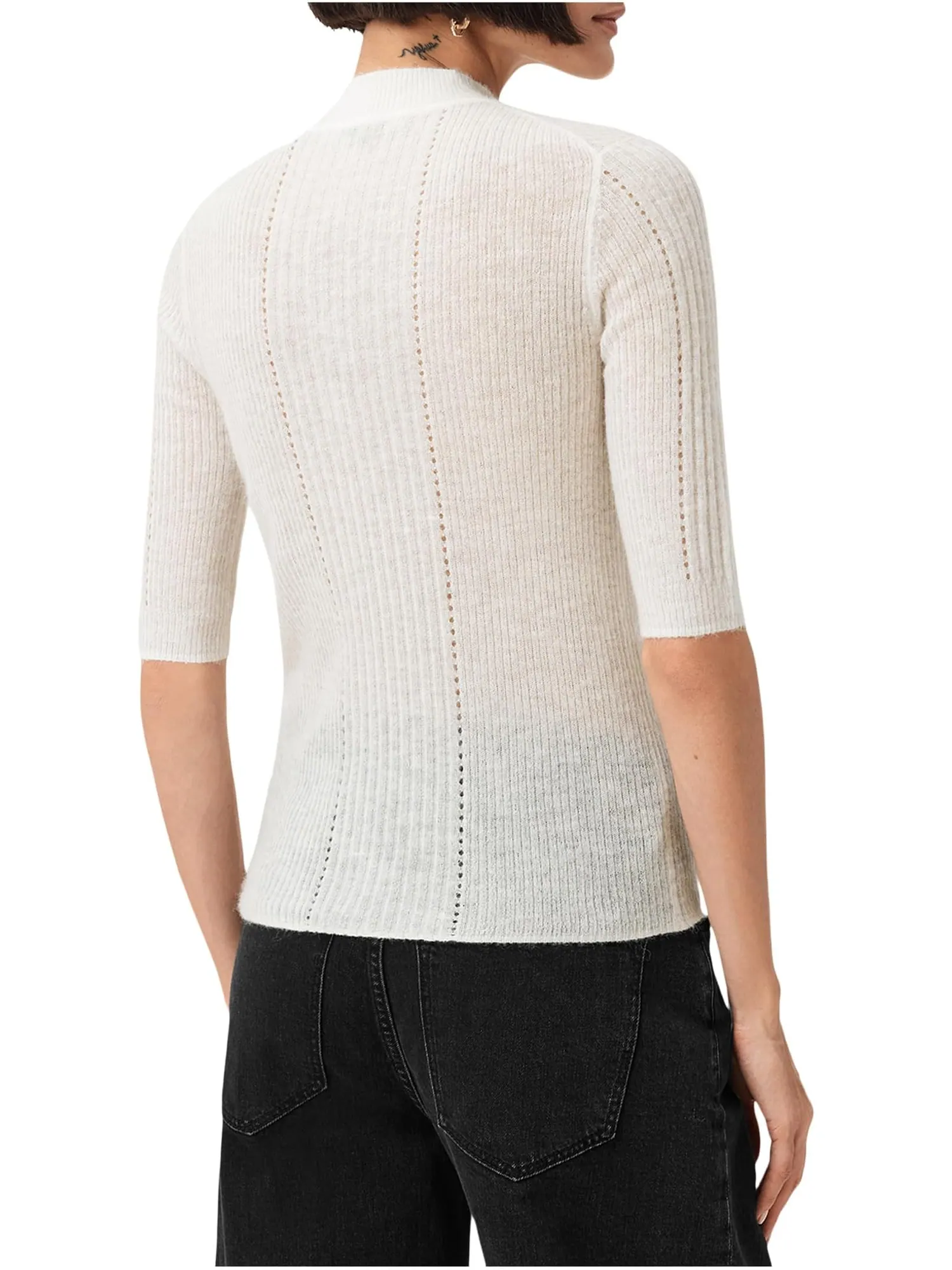 Свитер AllSaints Women's Filippa Top — изображение 2 из 4, белый