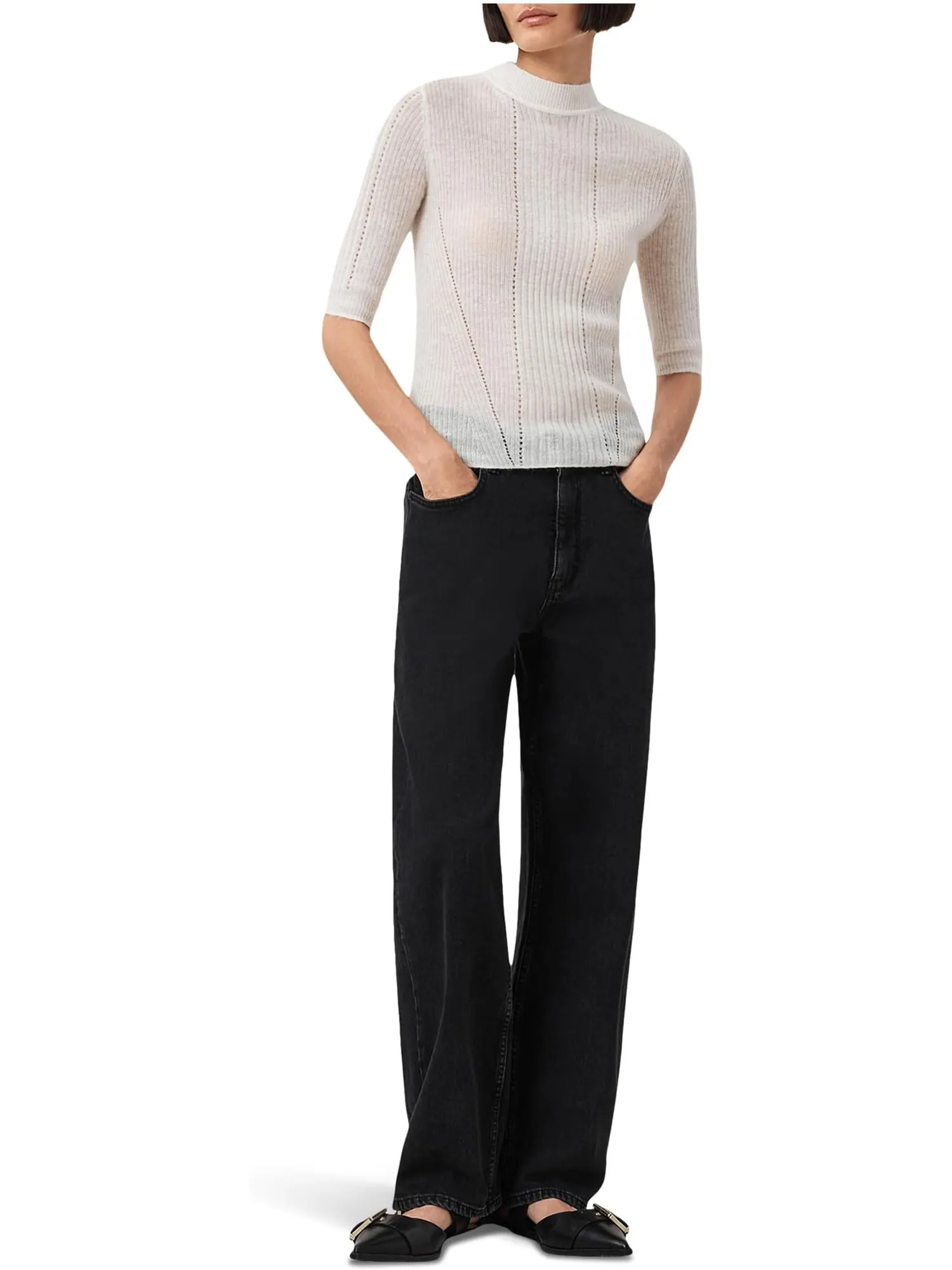 Свитер AllSaints Women's Filippa Top — изображение 4 из 4, белый