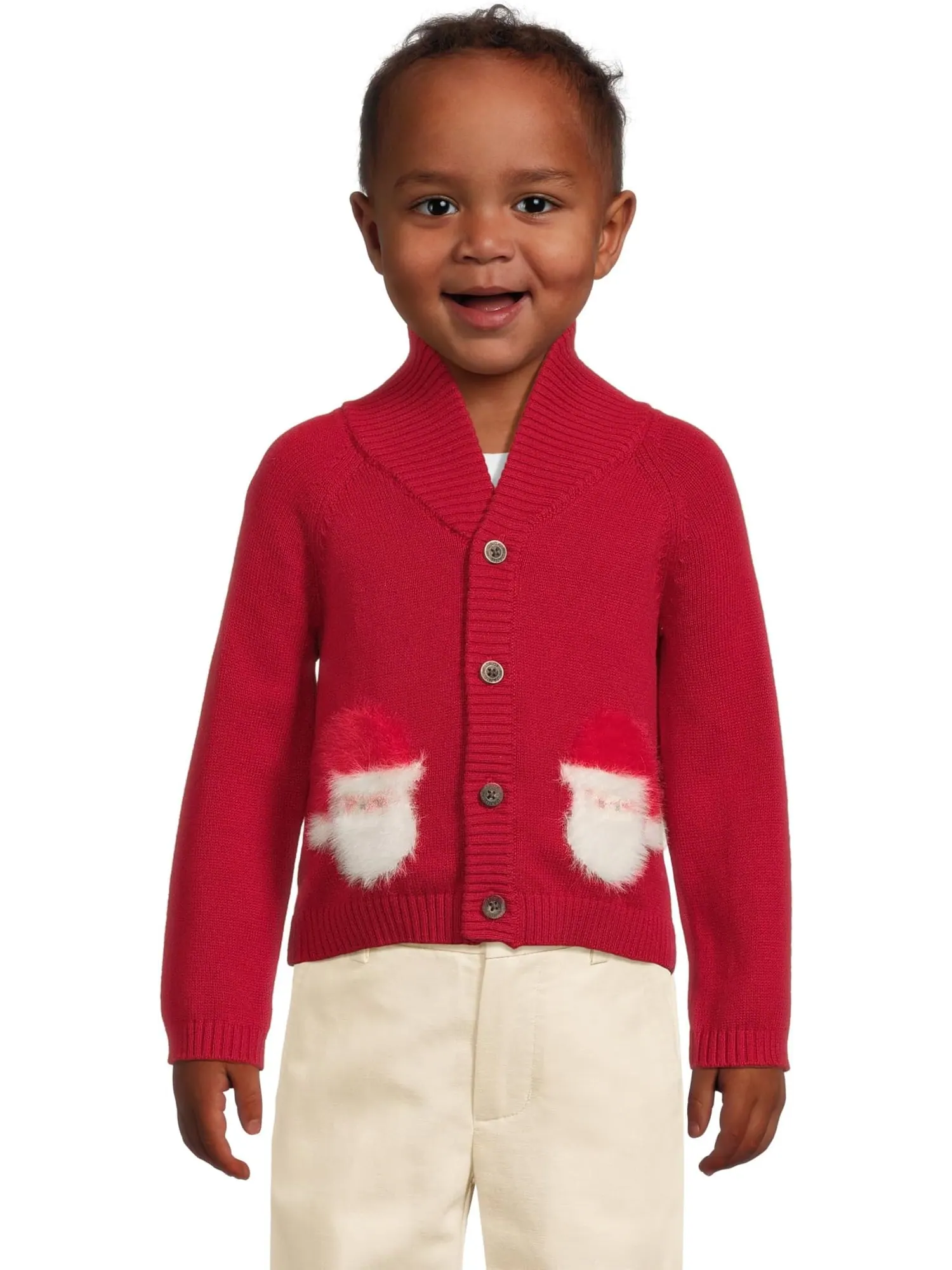 Свитер Janie and Jack Santa Shawl Collar Cardigan