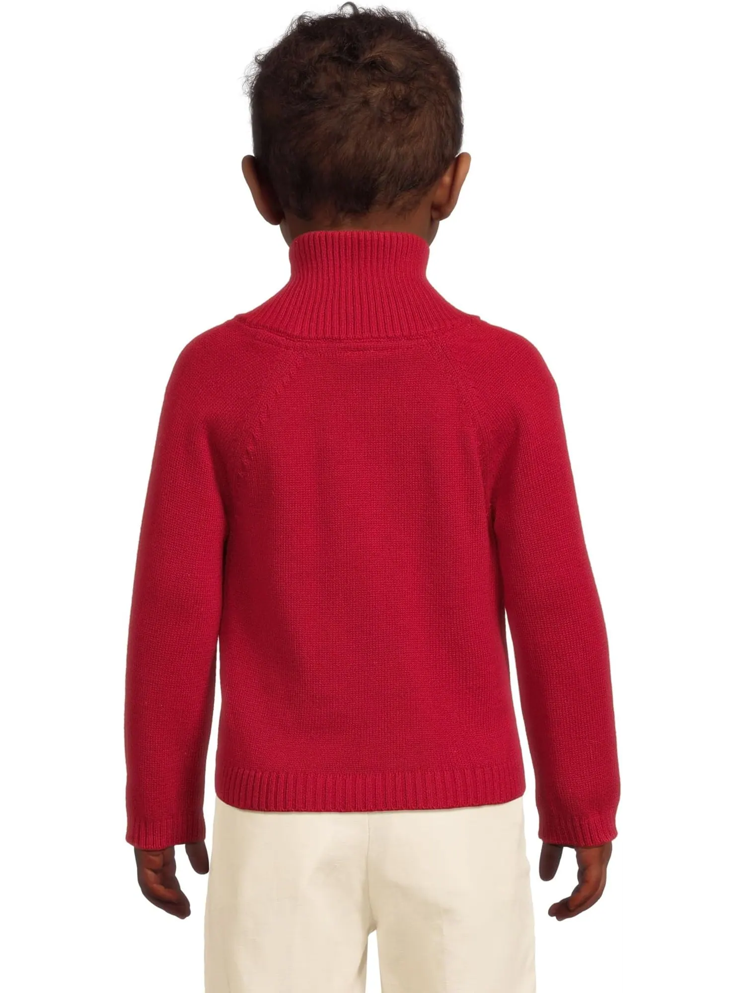 Свитер Janie and Jack Santa Shawl Collar Cardigan — изображение 2 из 2, красный