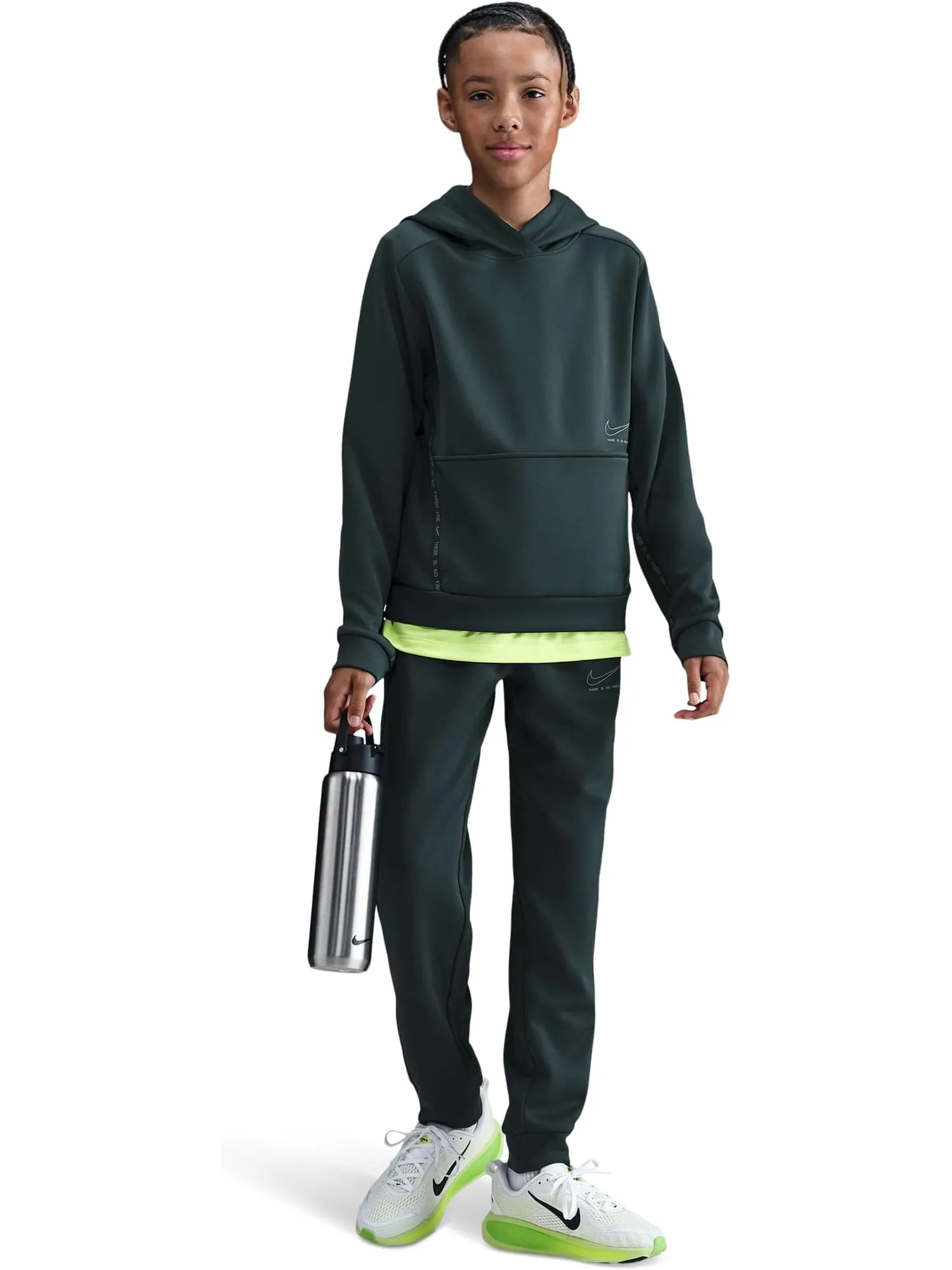 Спортивные брюки Multi Dri-FIT Nike Kids — изображение 1 из 3, зеленый/зеленый
