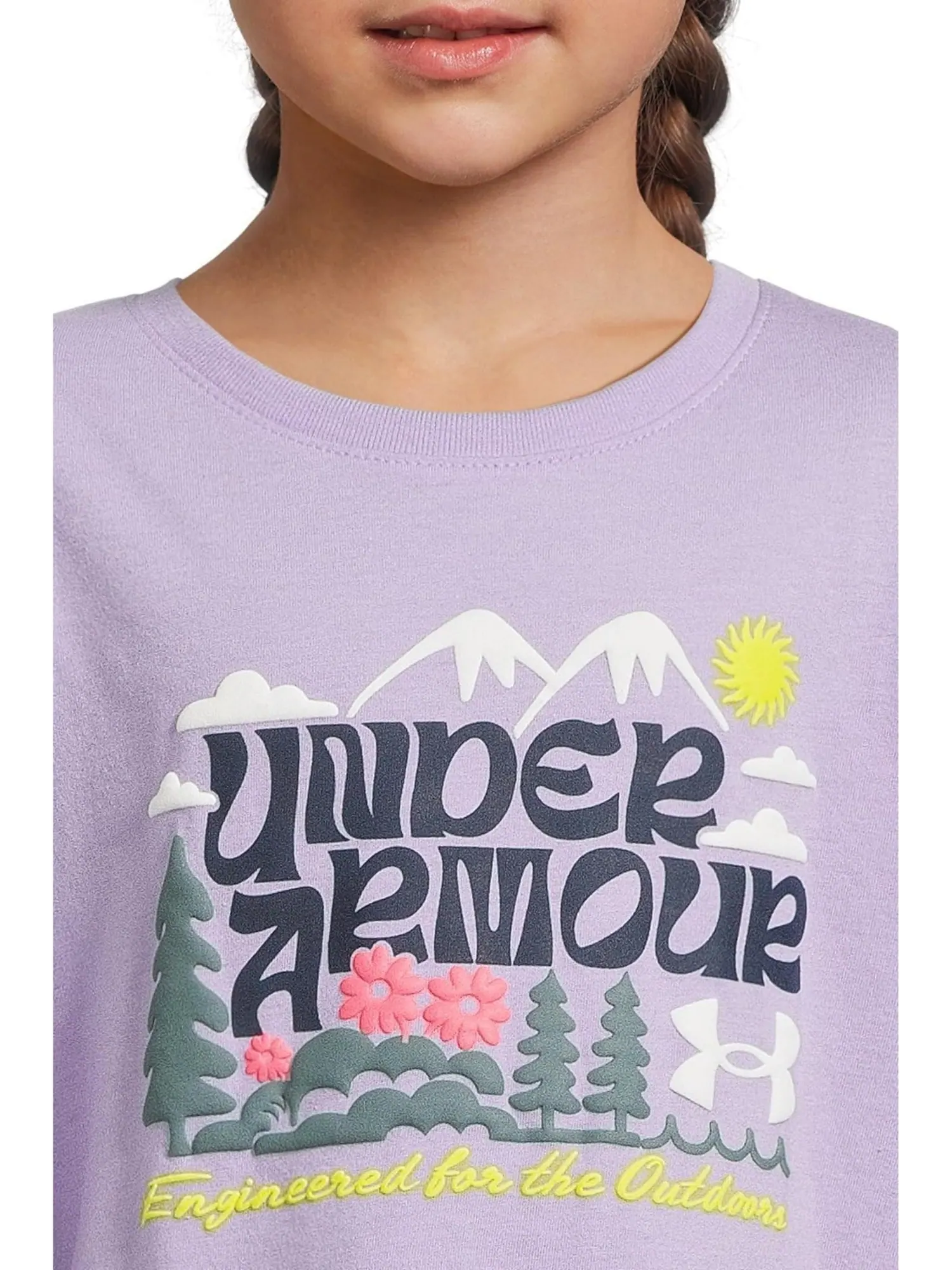 Футболка Flower Mountain Under Armour Kids — изображение 3 из 4, прозрачный