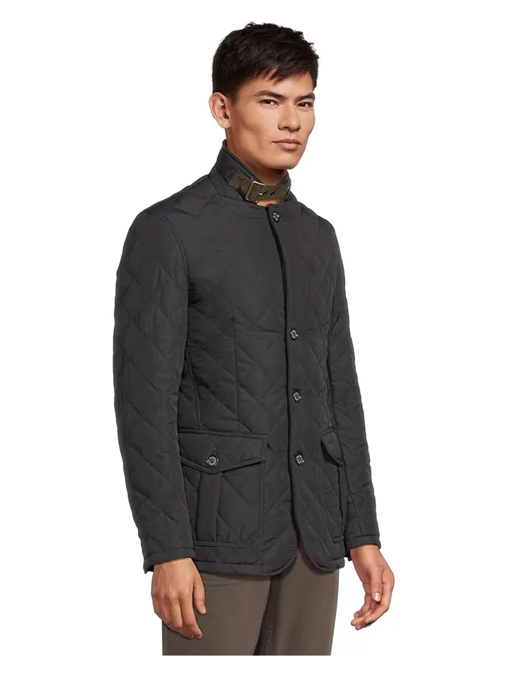 Мужская стеганая куртка Barbour Lutz — изображение 2 из 5, темно-синий
