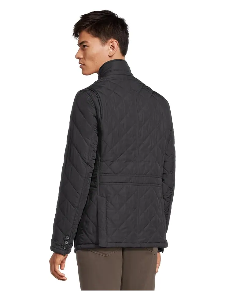 Мужская стеганая куртка Barbour Lutz — изображение 3 из 5, темно-синий