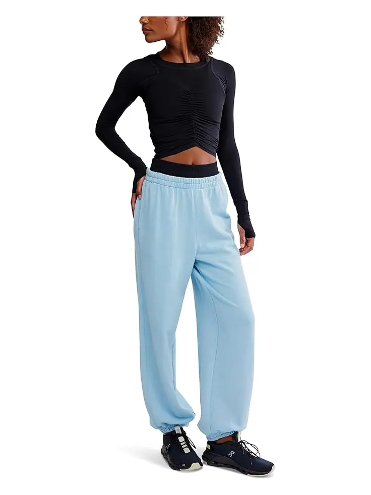 Женская блузка FP Movement Tempo Ruched Long Sleeve — изображение 5 из 5, черный