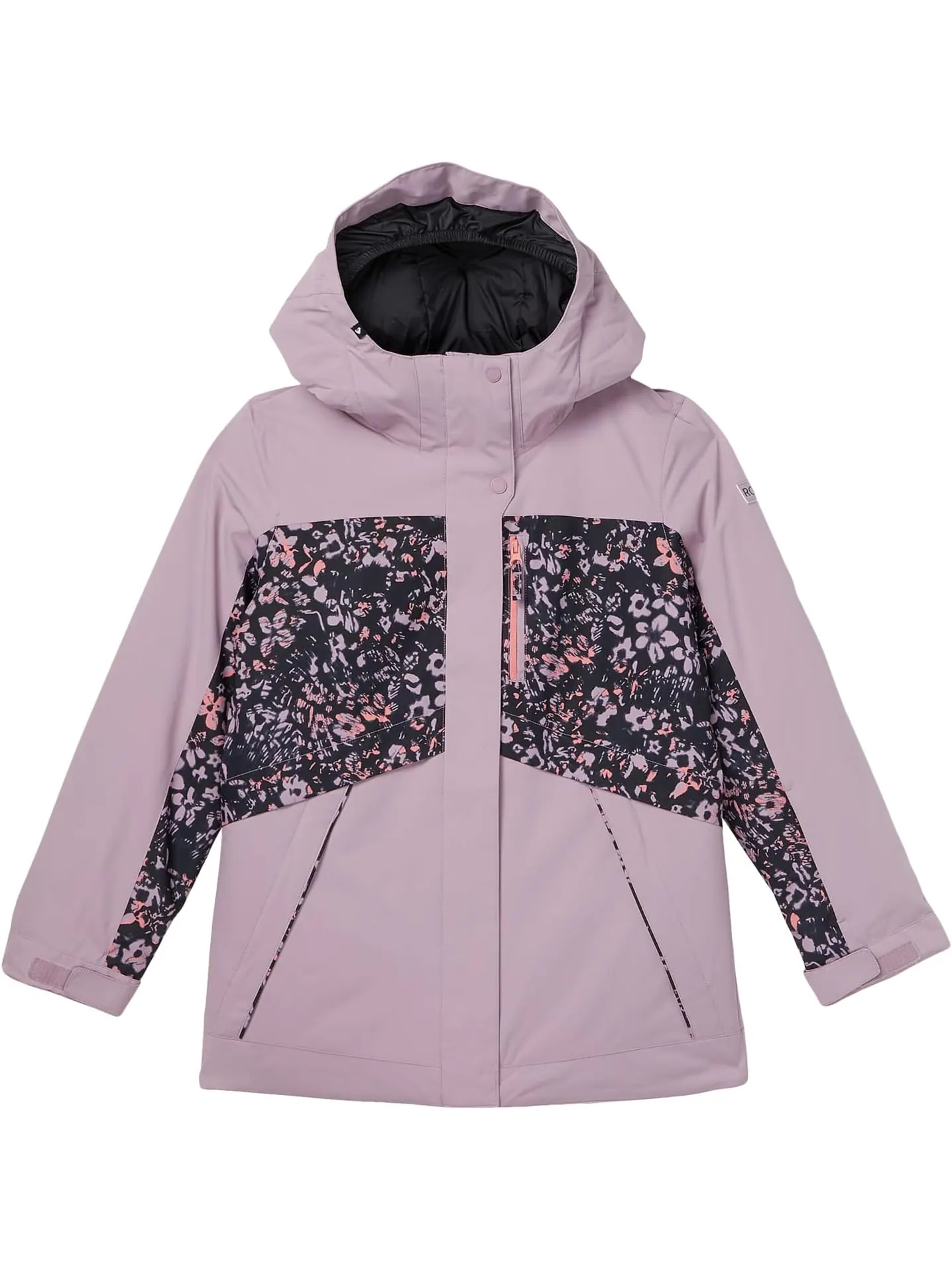 Женская парка Roxy Floral Block Roxy Kids — изображение 1 из 3, сиреневый