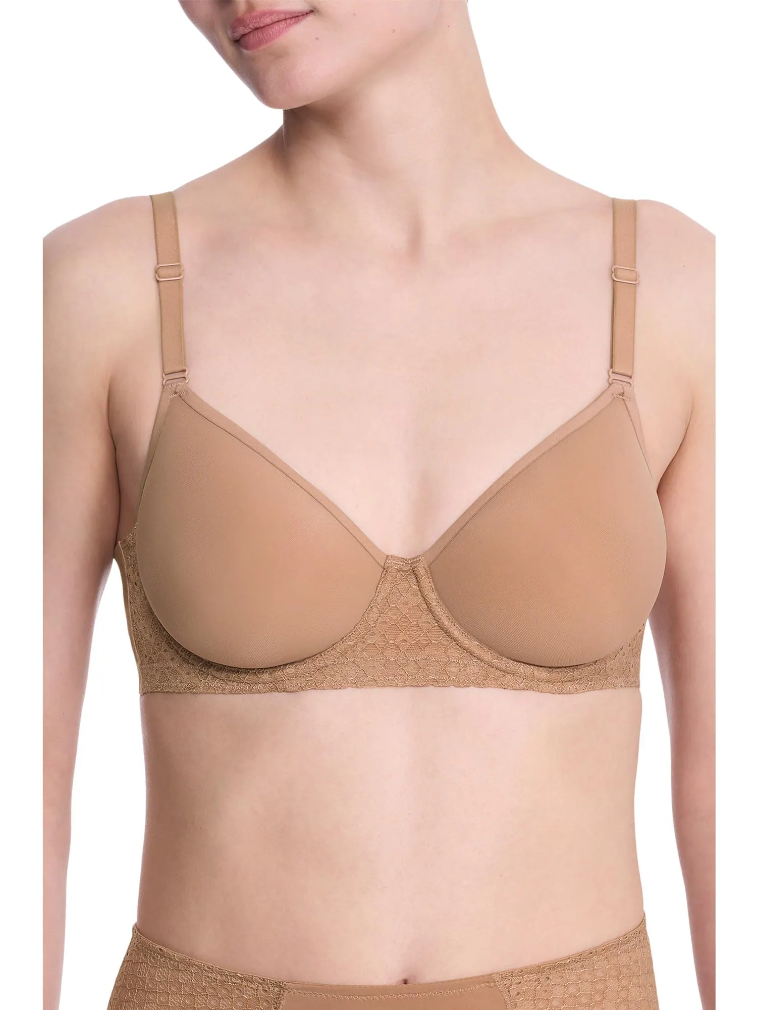 Женские бюстгальтеры Harmony Smooth Back Spacer на косточках Natori — изображение 1 из 3, пергаментный