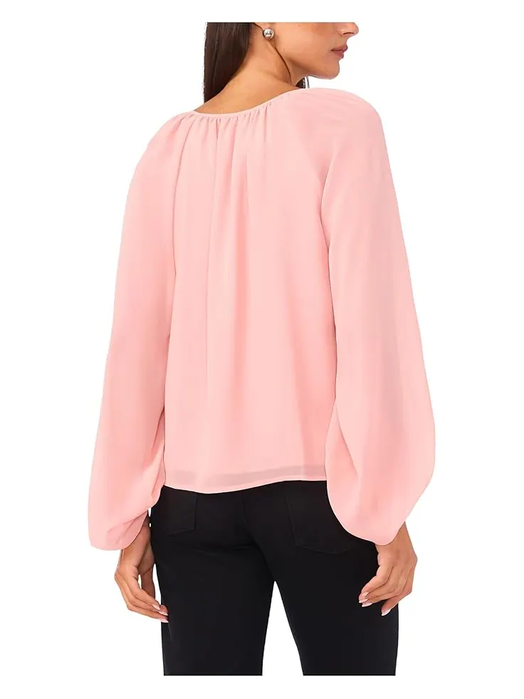 Женская блузка Vince Camuto Ballon Sleeve — изображение 2 из 3, розовый