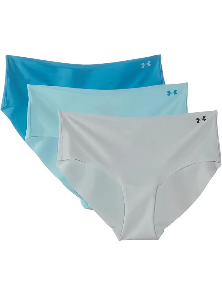 Женские трусы Under Armour Seamless Hipster - 3 шт — изображение 1 из 1, синий