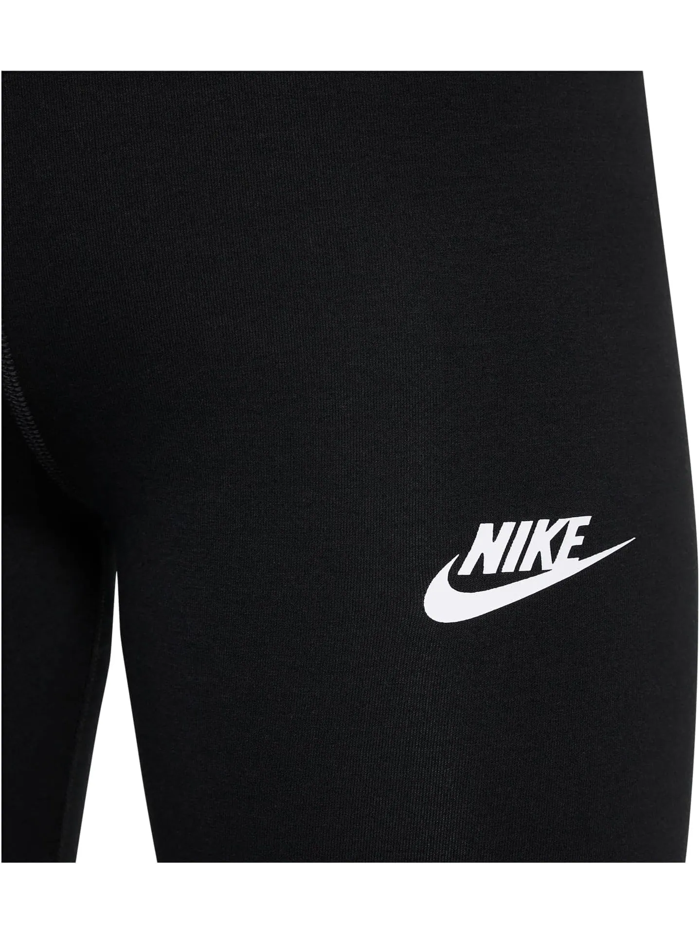 Классические леггинсы с высокой талией Nike Kids — изображение 3 из 4, черный/белый