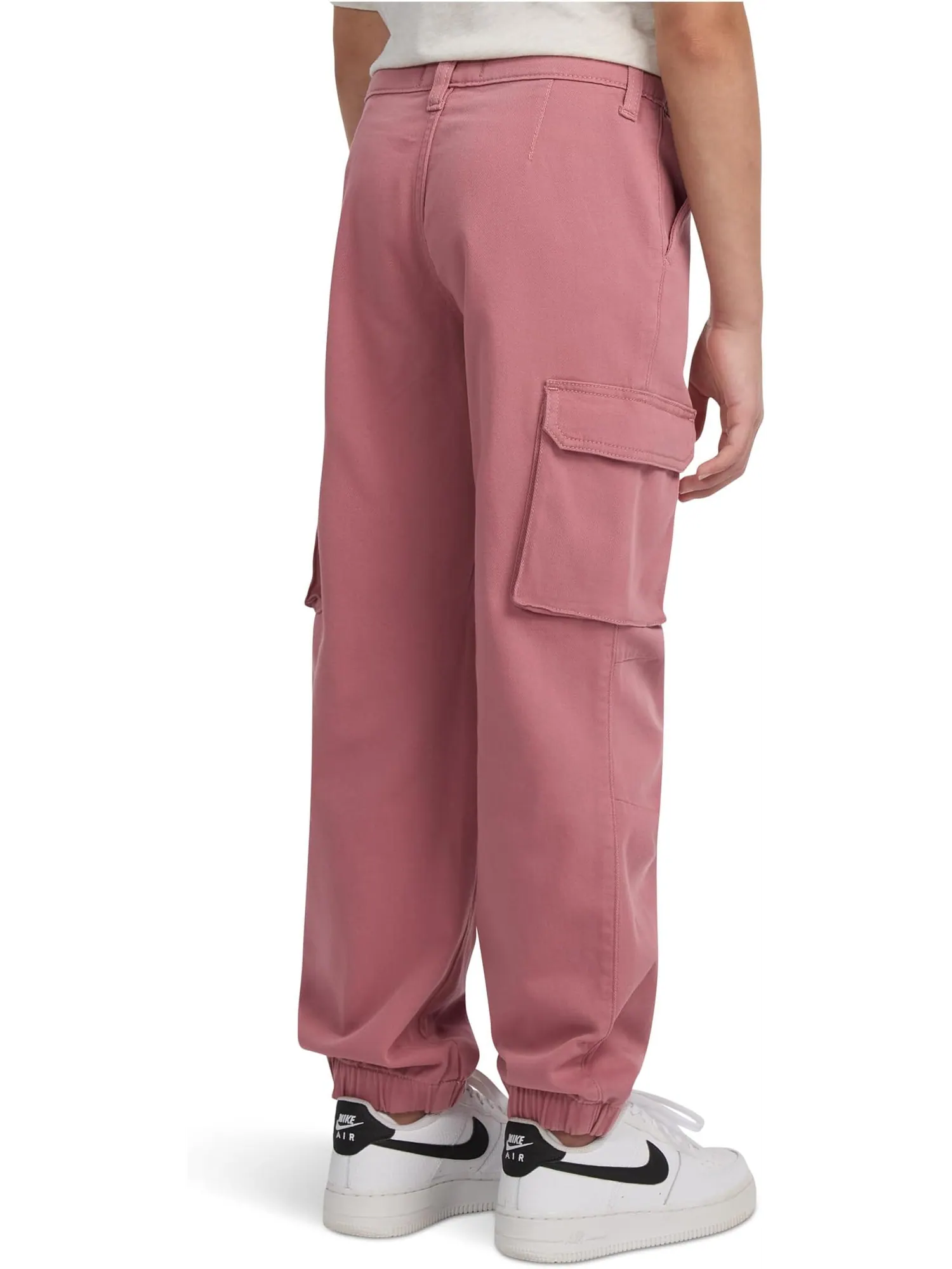 Брюки abercrombie kids Elevated Cargo Jogger — изображение 2 из 3, розовый
