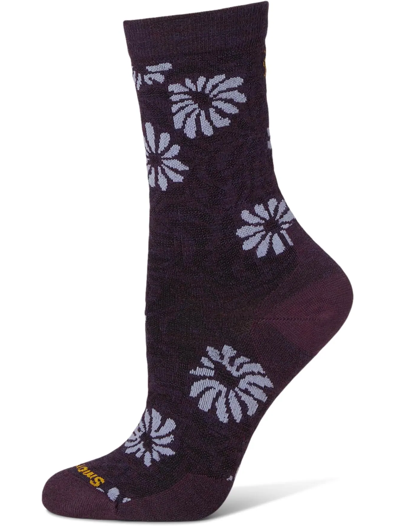 Носки Smartwool Women's Everyday Floral Crew Socks — изображение 1 из 1, фиолетовый
