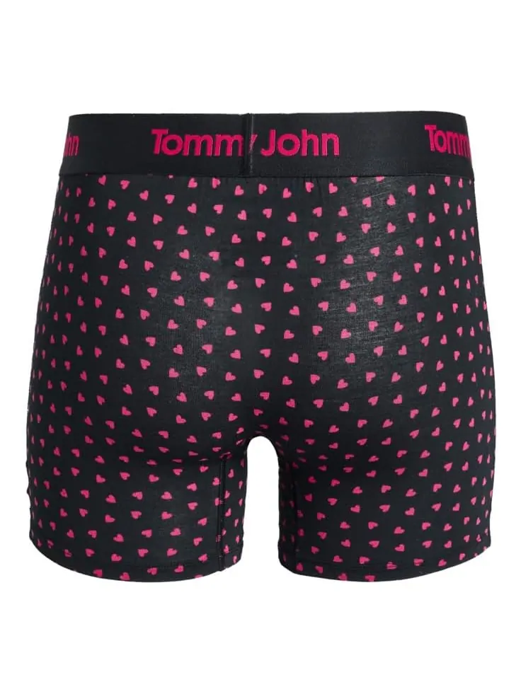 Мужские трусы-боксеры Tommy John Second Skin Modal 4" — изображение 2 из 2, черный
