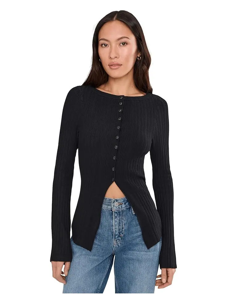 Женский кардиган Free People East Side — изображение 1 из 5, черный