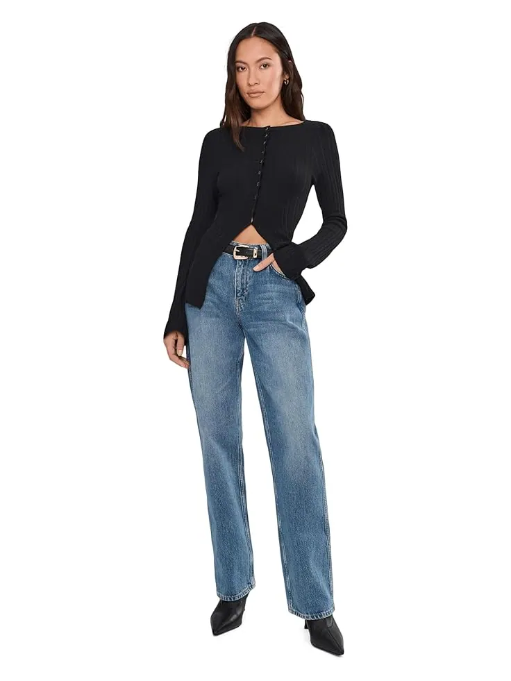 Женский кардиган Free People East Side — изображение 2 из 5, черный