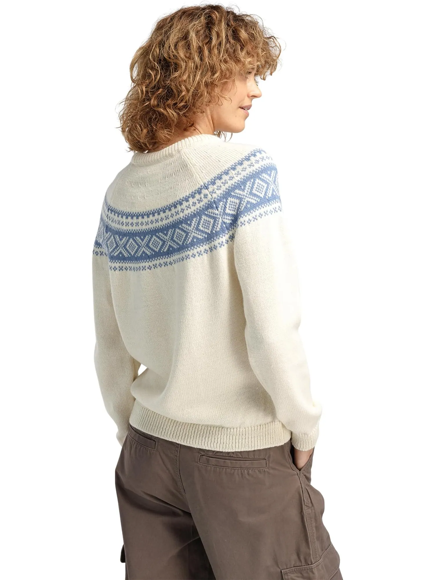Свитер Dale of Norway Women's Vågsøy Sweater — изображение 2 из 3, белый