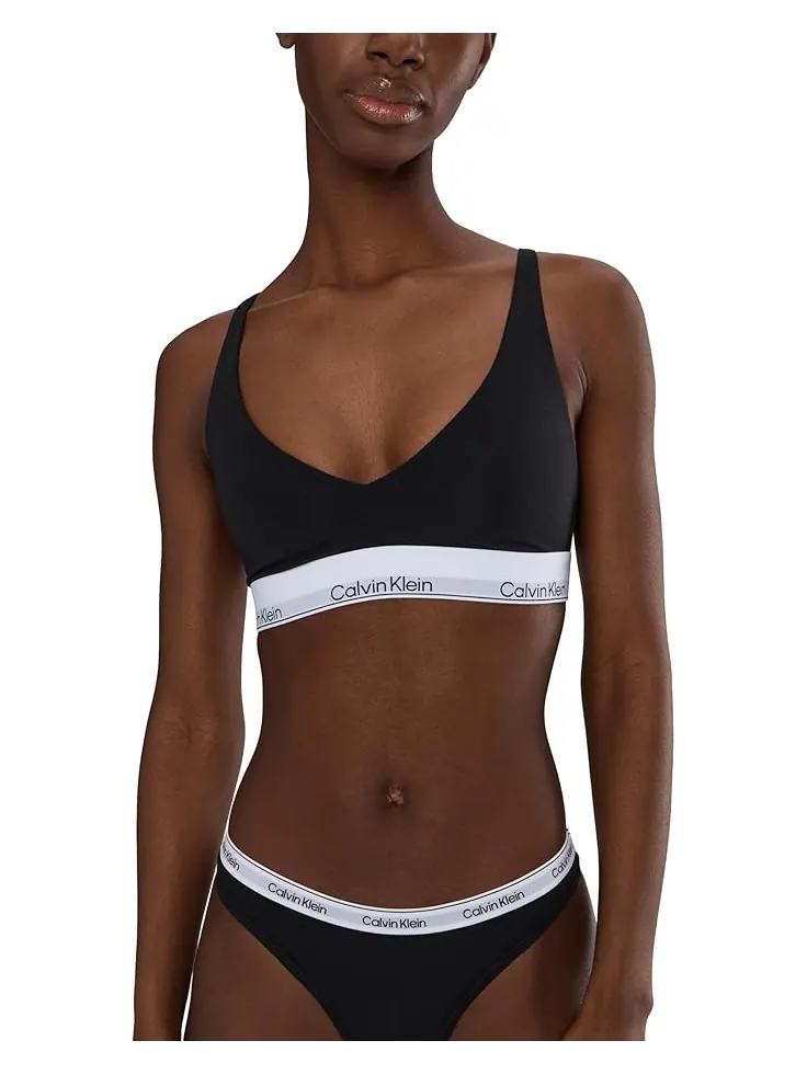 Женский бюстгальтер-бралетт Calvin Klein Icon Cotton Modal Unlined Triangle Calvin Klein Underwear — изображение 1 из 4