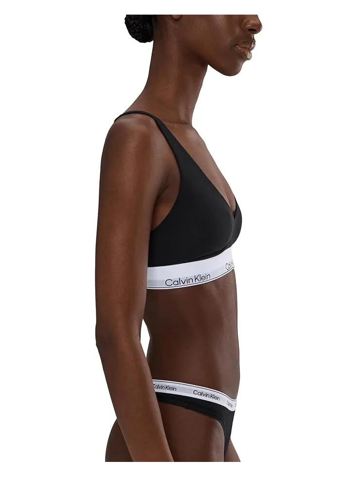 Женский бюстгальтер-бралетт Calvin Klein Icon Cotton Modal Unlined Triangle Calvin Klein Underwear — изображение 2 из 4