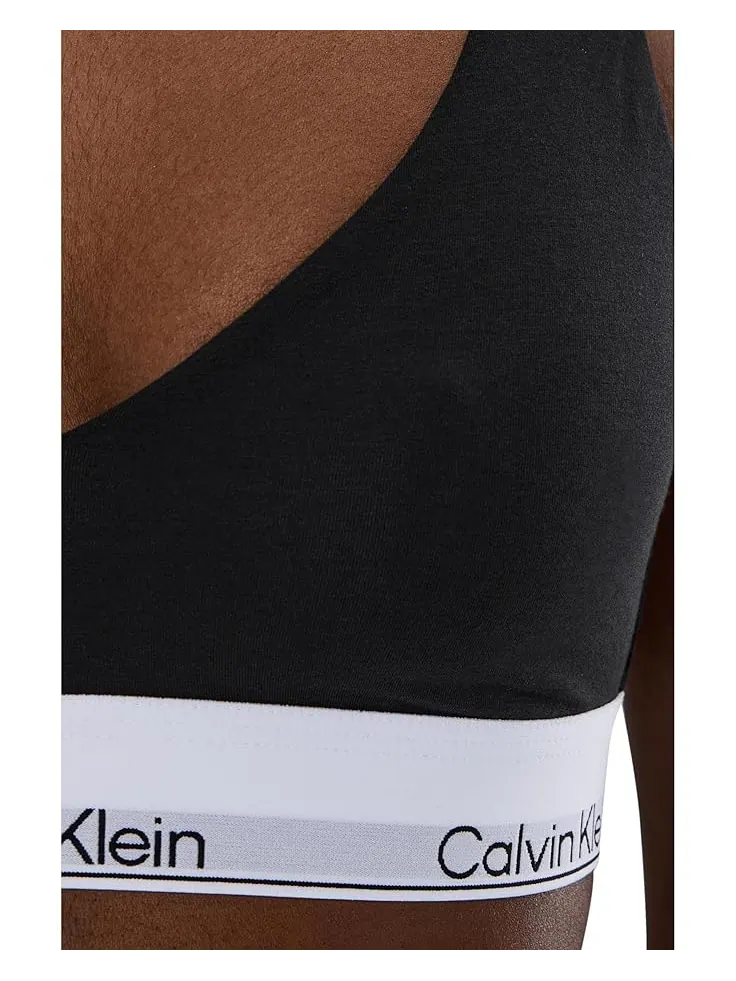 Женский бюстгальтер-бралетт Calvin Klein Icon Cotton Modal Unlined Triangle Calvin Klein Underwear — изображение 4 из 4