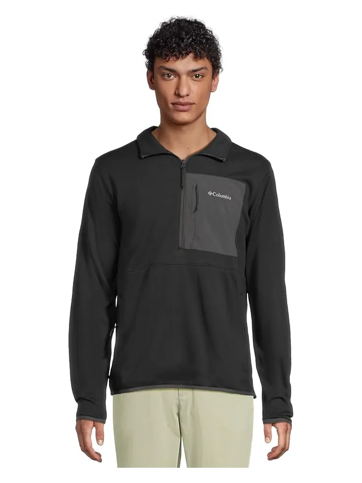 Мужская флиска Columbia Hike Half Zip II — изображение 1 из 5, черный