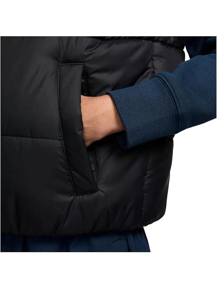 Женская классическая жилетка Nike Sportswear Therma-Fit Synthetic Fill — изображение 4 из 5, черный/белый