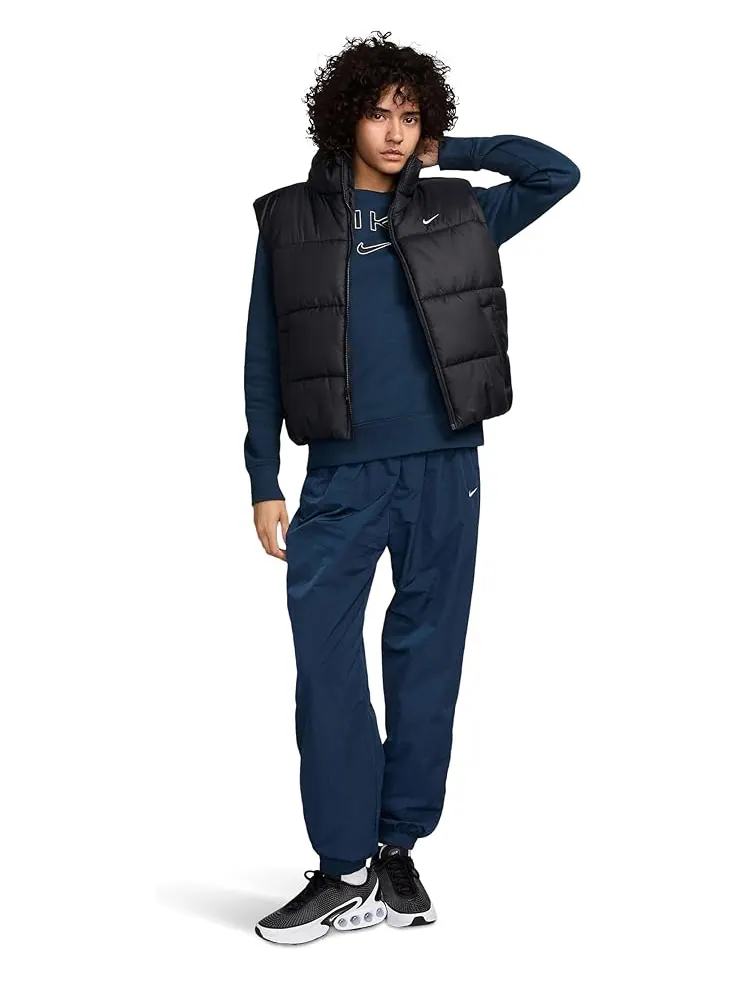Женская классическая жилетка Nike Sportswear Therma-Fit Synthetic Fill — изображение 5 из 5, черный/белый