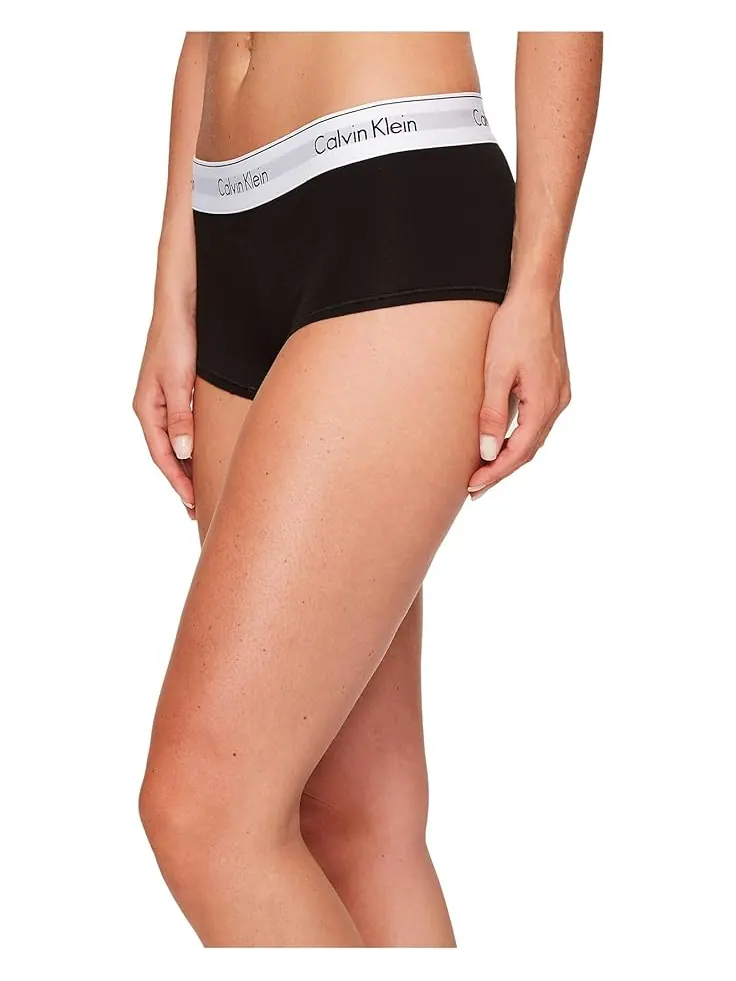 Женские трусы-шорты Calvin Klein Modern Cotton Calvin Klein Underwear — изображение 2 из 5, черный