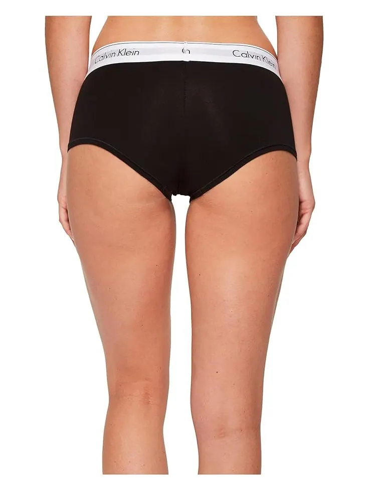 Женские трусы-шорты Calvin Klein Modern Cotton Calvin Klein Underwear — изображение 3 из 5, черный