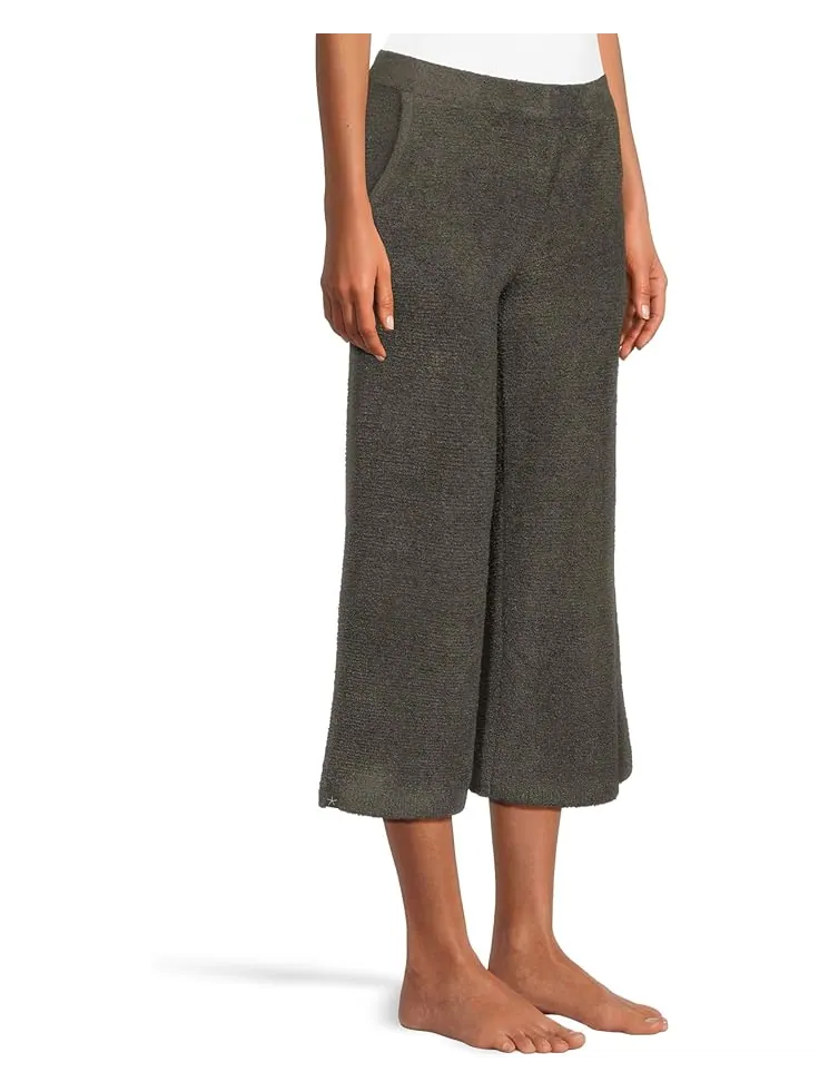 Женские укороченные брюки Barefoot Dreams Cozychic Lite Textured Crop — изображение 2 из 5, мох