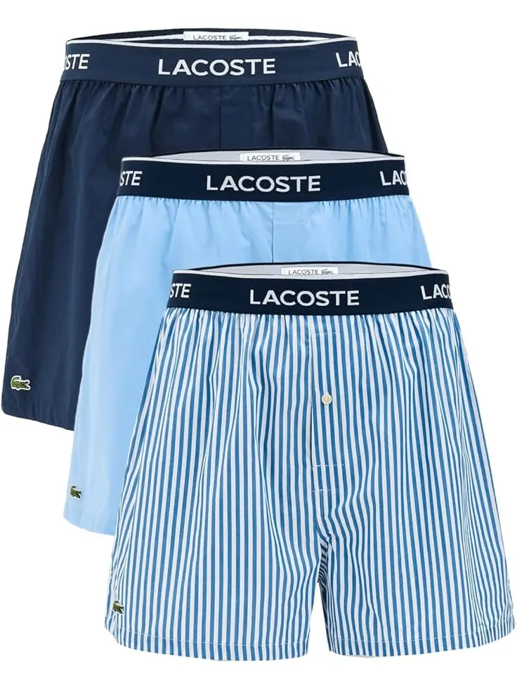 Мужские боксеры Lacoste 3 Pack — изображение 1 из 3