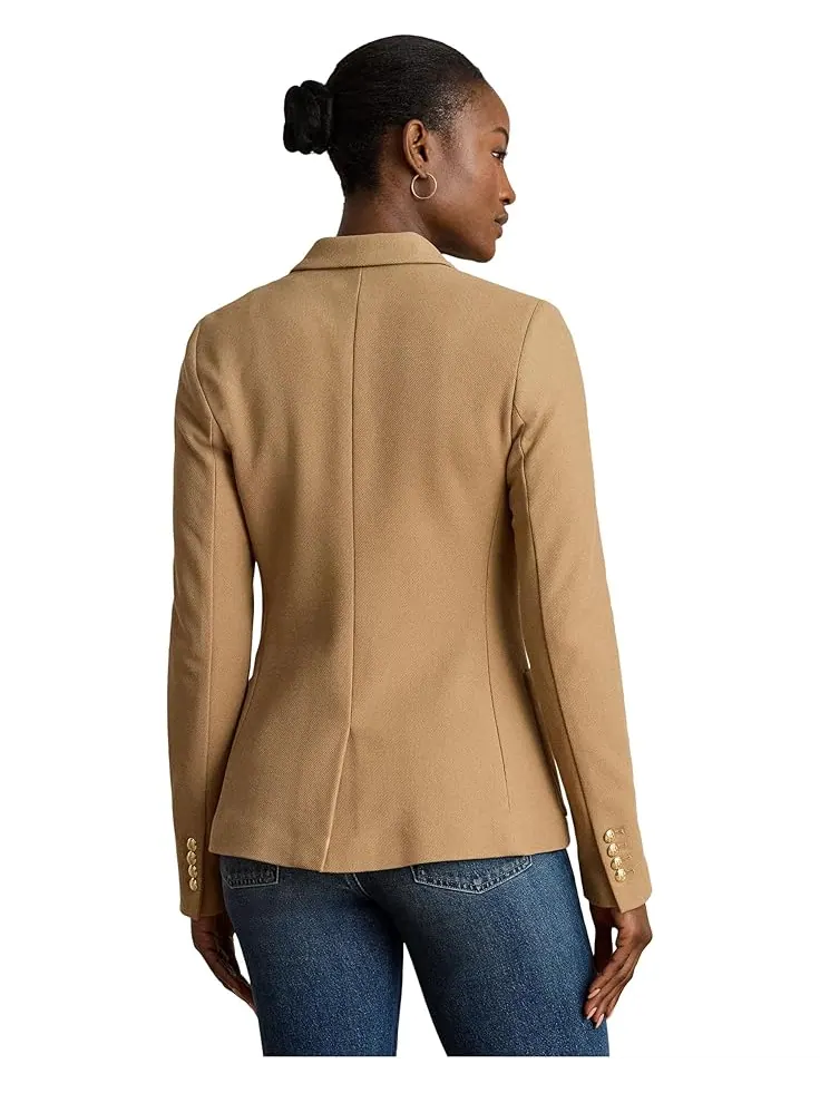 Женское укороченное пиджак Lauren Ralph Lauren Petite Bullion Jacquard — изображение 2 из 4, коричневый