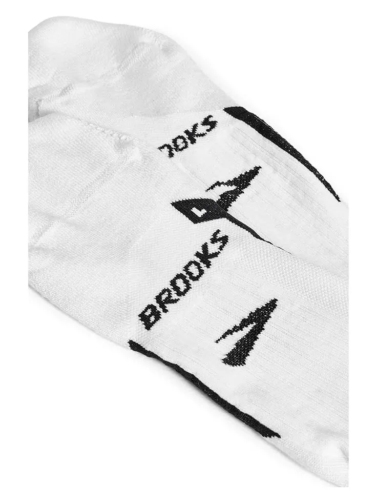 Унисекс носки Brooks Ghost Crew — изображение 2 из 2, белый