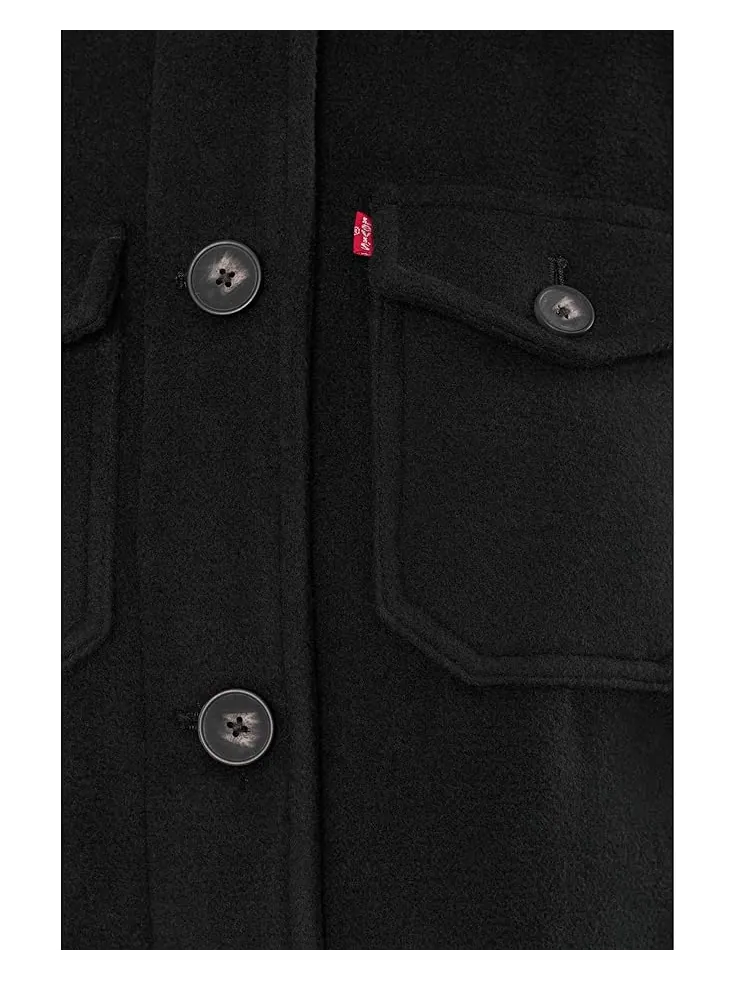 Женская рубашка-пиджак Levi's Wool — изображение 5 из 5, темно-синий