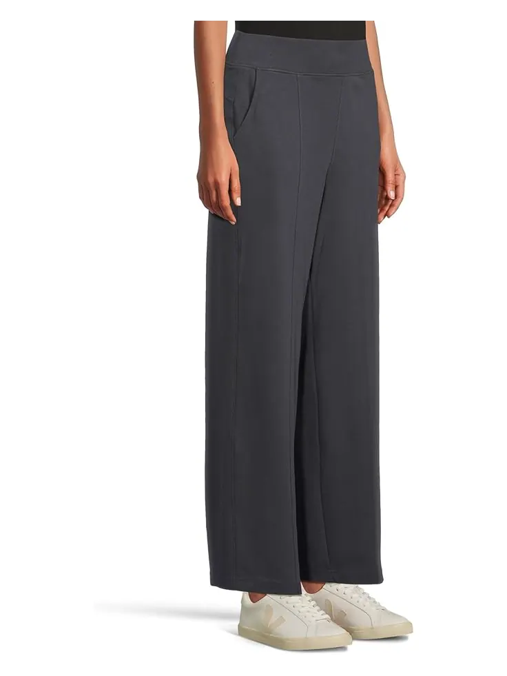 Женские брюки PACT Airplane Pintuck Wide Leg — изображение 2 из 5, синий
